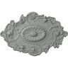 Ekena Millwork 30-1/2" W x 20" H x 1-1/2" Strasbourg Urethane Ceiling Medallion, Primed White