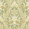 A-Street Prints Ojvind Yellow Floral Ogee Paper Matte Non-Pasted Wallpaper Roll