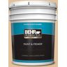 BEHR PREMIUM PLUS 5 gal. #300E-3 Clair De Lune Satin Enamel Exterior Paint & Primer