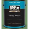 BEHR PREMIUM PLUS 1 gal. #M400-6A Mossed Opportunity Satin Enamel Exterior Paint & Primer