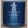 BEHR MARQUEE 1 qt. #MQ2-33 Parisian Cafe One-Coat Hide Satin Enamel Interior Paint & Primer