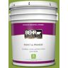 BEHR PREMIUM PLUS 5 gal. #T14-18 New Shoot Eggshell Enamel Low Odor Interior Paint & Primer