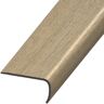 DuraDecor Liz Marie's Modern Maven Cliffside Tan 1 in. T x 2 in. W x 94 in. L Stair Nose Molding