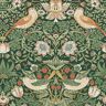 Graham & Brown William Morris At Home Strawberry Thief Rich Green Wallpaper