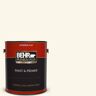 BEHR PREMIUM PLUS 1 gal. #OR-W15 Sleek White Flat Exterior Paint & Primer