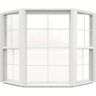 JELD-WEN 71.5 in. x 47.5 in. V-4500 Bay Vinyl Window with Grille Between Glass