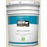 BEHR PREMIUM PLUS 5 gal. #BWC-27 Alpaca Blanket Satin Enamel Low Odor Interior Paint & Primer