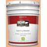 BEHR PREMIUM PLUS 5 gal. #M220-4 Trick or Treat Flat Low Odor Interior Paint & Primer