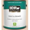 BEHR PREMIUM PLUS 1 gal. #PPU3-06 Venetian Mask Semi-Gloss Enamel Low Odor Interior Paint & Primer