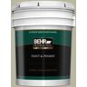 BEHR PREMIUM PLUS 5 gal. #QE-34 Court Green Semi-Gloss Enamel Exterior Paint & Primer