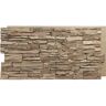 Ekena Millwork Canyon Ridge Stacked Stone Stonewall Faux Stone Siding Panel