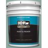 BEHR PREMIUM PLUS 5 gal. #S430-4 Green Meets Blue Satin Enamel Exterior Paint & Primer