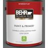 BEHR PREMIUM PLUS 1 gal. #BXC-63 Molten Lead Flat Low Odor Interior Paint & Primer