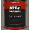 BEHR PREMIUM PLUS 1 gal. #MQ2-53 Smoky Trout Flat Exterior Paint & Primer