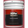 BEHR PREMIUM PLUS 5 gal. #T13-18 Ski Patrol Flat Exterior Paint & Primer