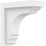 Ekena Millwork 3-1/2 in. x 9 in. x 9 in. Standard Warren Unfinished Architectural Grade PVC Bracket