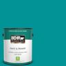 BEHR PREMIUM PLUS 1 gal. #P460-6 Paradise Landscape Semi-Gloss Enamel Low Odor Interior Paint & Primer