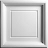 Ceilume Madison White 2 ft. x 2 ft. Lay-in Coffered Ceiling Panel (Case of 6)