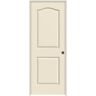 JELD-WEN 32 in. x 80 in. Camden Primed Left-Hand Textured Solid Core Molded Composite MDF Single Prehung Interior Door