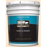 BEHR PREMIUM PLUS 5 gal. #310C-1 Kansas Grain Satin Enamel Exterior Paint & Primer