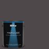 BEHR MARQUEE 1 gal. #N530-7 Private Black Satin Enamel Exterior Paint & Primer