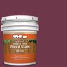 BEHR 5 gal. #PPU1-14 Formal Maroon Solid Color House and Fence Exterior Wood Stain