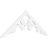 Ekena Millwork Pitch Vienna 1 in. x 60 in. x 25 in. (9/12) Architectural Grade PVC Gable Pediment Moulding