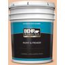 BEHR PREMIUM PLUS 5 gal. #M220-3 Carving Party Satin Enamel Exterior Paint & Primer