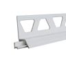 Schluter Dilex-AS Bright White 11/32 in. x 8 ft. 2-1/2 in. PVC Movement Joint Tile Edging Trim