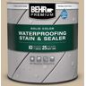 BEHR PREMIUM 1 qt. #710C-3 Gobi Desert Solid Color Waterproofing Exterior Wood Stain and Sealer