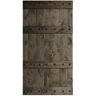 COAST SEQUOIA INC Castle Series 42 in. x 84 in. Aged Barrel DIY Knotty Pine Wood Sliding Barn Door Slab