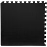 Stalwart Black 24 in. W x 24 in.L x 0.5 in. Thick - EVA Foam Tiles for Exercise/Gym Flooring Tiles (18 Tiles/ Pack ) (72 sq. ft.)