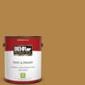 BEHR PREMIUM PLUS 1 gal. #MQ4-09 Rice Curry Flat Low Odor Interior Paint & Primer