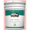 BEHR PREMIUM PLUS 5 gal. #170C-3 Coral Bells Semi-Gloss Enamel Low Odor Interior Paint & Primer