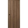 Belldinni Optima DIY-Friendly 32 in. x 96 in. Right-Hand Solid Composite Core Pecan Nutwood Single Prehung Interior Door