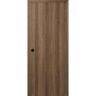 Belldinni Optima DIY-Friendly 24 in. x 84 in. Right-Hand Solid Composite Core Pecan Nutwood Single Prehung Interior Door