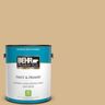 BEHR PREMIUM PLUS 1 gal. #BXC-34 Mineral Yellow Satin Enamel Low Odor Interior Paint & Primer