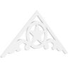 Ekena Millwork 1 in. x 72 in. x 33 in. (11/12) Pitch Austin Gable Pediment Architectural Grade PVC Moulding