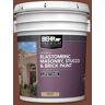 BEHR PREMIUM 5 gal. #S200-7 Earth Fired Red Elastomeric Masonry, Stucco and Brick Exterior Paint