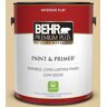 BEHR PREMIUM PLUS 1 gal. #PPU7-19 Crepe Flat Low Odor Interior Paint & Primer