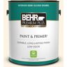 BEHR PREMIUM PLUS 1 gal. #ECC-49-2 Historic Cream Semi-Gloss Enamel Low Odor Interior Paint & Primer