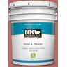 BEHR PREMIUM PLUS 5 gal. #MQ1-22 Scene Stealer Satin Enamel Low Odor Interior Paint & Primer