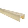 American Pro Decor 3-15/16 in. x 5-7/8 in. x 15.5 ft. Unfinished Vintage Faux Wood Beam