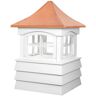 Good Directions Guilford 22 in. x 33 in. Vinyl Cupola with Copper Roof