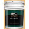 BEHR PREMIUM PLUS 5 gal. #BXC-61 Early Harvest Semi-Gloss Enamel Exterior Paint & Primer