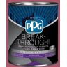 Break-Through! 1 qt. PPG1050-6 Heart'S Content Semi-Gloss Door, Trim & Cabinet Paint