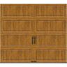 Clopay Gallery Steel Long Panel 9 ft x 7 ft Insulated 6.5 R-Value Wood Look Medium Garage Door without Windows
