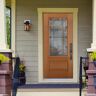 Masonite Customizable Textured Prehung Fiberglass Door