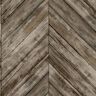 RoomMates Herringbone Wood Boards Brown Peel and Stick Wallpaper (Covers 28.18 sq. ft.)