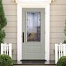 Masonite Customizable Smooth Prehung Fiberglass Door